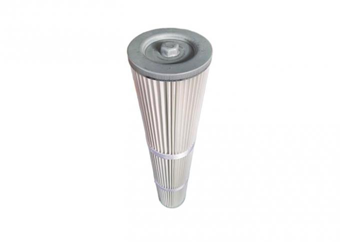 Drilled Dust Collector Filter Cartridge For Atlas 0.1um Porosity ISO9001 Certification