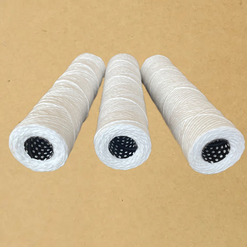 High Quality 20 Inch Pp Yarn Filter Cartridge From China 1 To 60 Micron Pp Filter Cartridge
