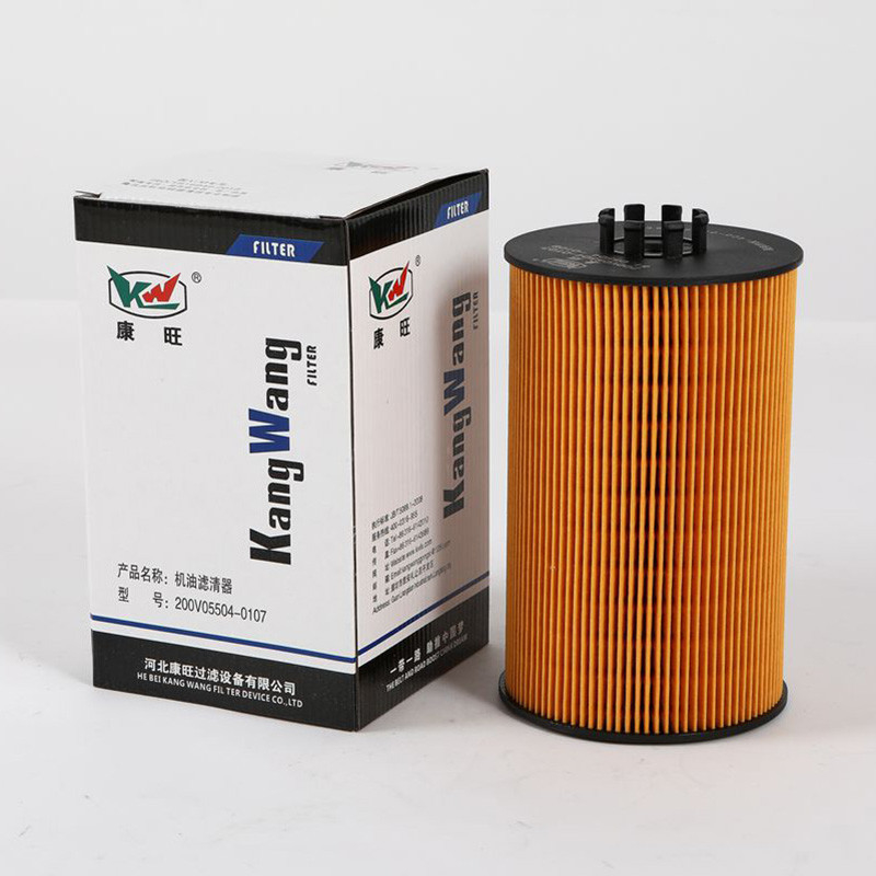 200V05504-0107 Oil Filter Catridge For Semi Truck Fuel Filter Cartridge In Heavy Construction Machinery