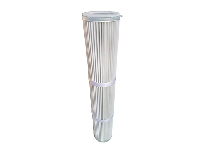 Drilled Dust Collector Filter Cartridge For Atlas 0.1um Porosity ISO9001 Certification